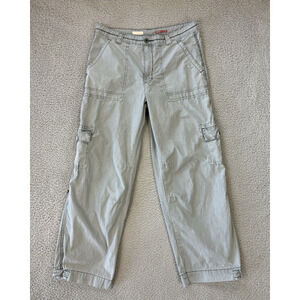 Anthropologie Pilcro Utility Cargo Pants Womens 30 Gray Lightweight Hiking